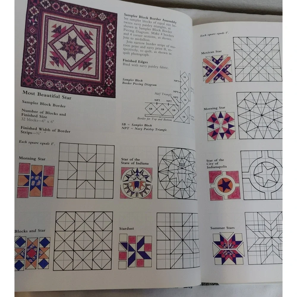 Great American Quilts 1989 Oxmoor House Vintage Quilt Pattern Book Paperback